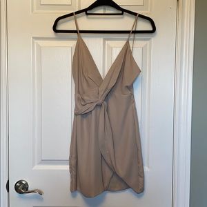 Lux LA - mini strap dress in nude